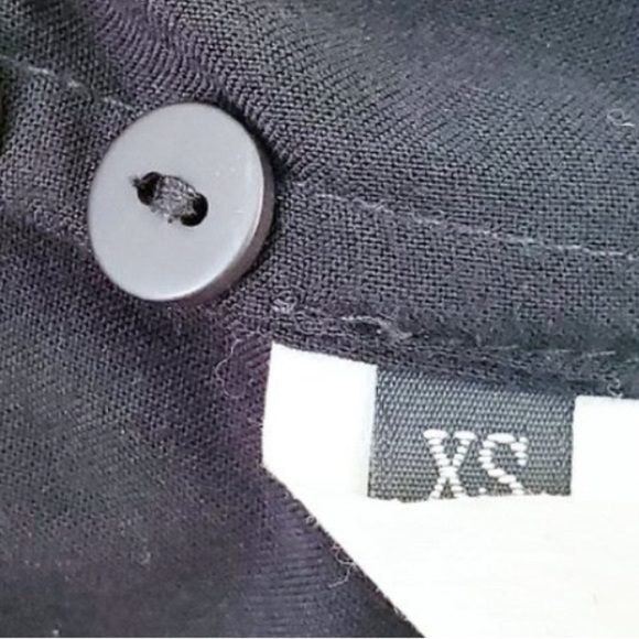 Jesse Kamm Open V-Back Mock Neck Black Dress XS | Collector’s Piece - Picture 5 of 10